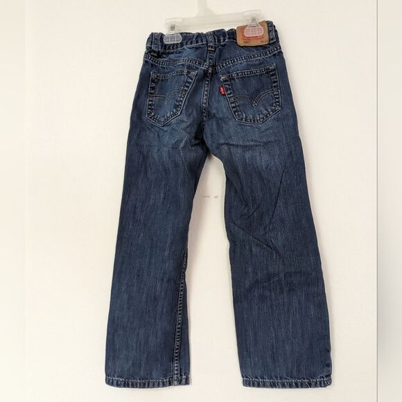 Levi's Medium Wash Denim Jeans 505, Boys 7 Regular - Picture 2 of 11